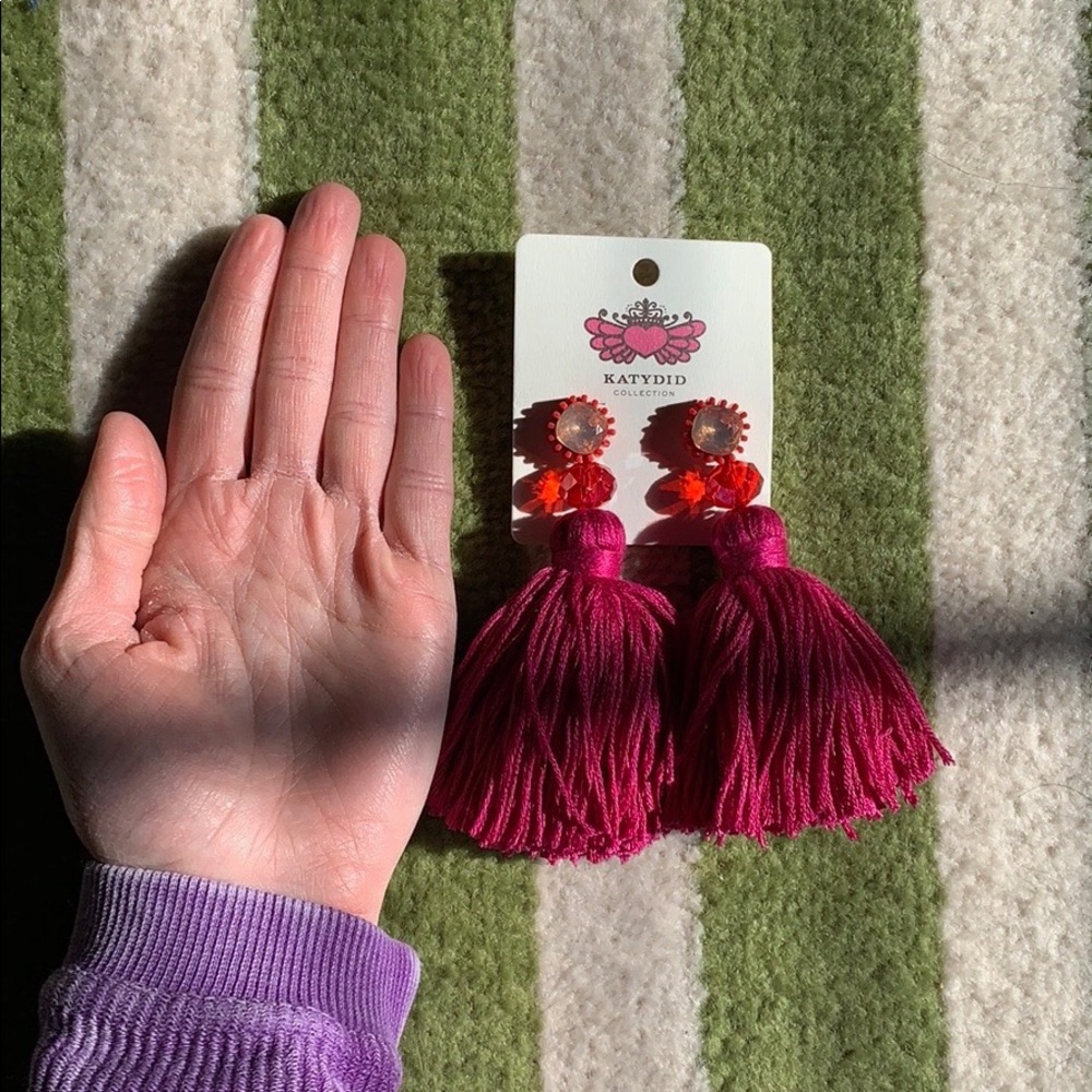 fringe earrings - Picture 3 of 3